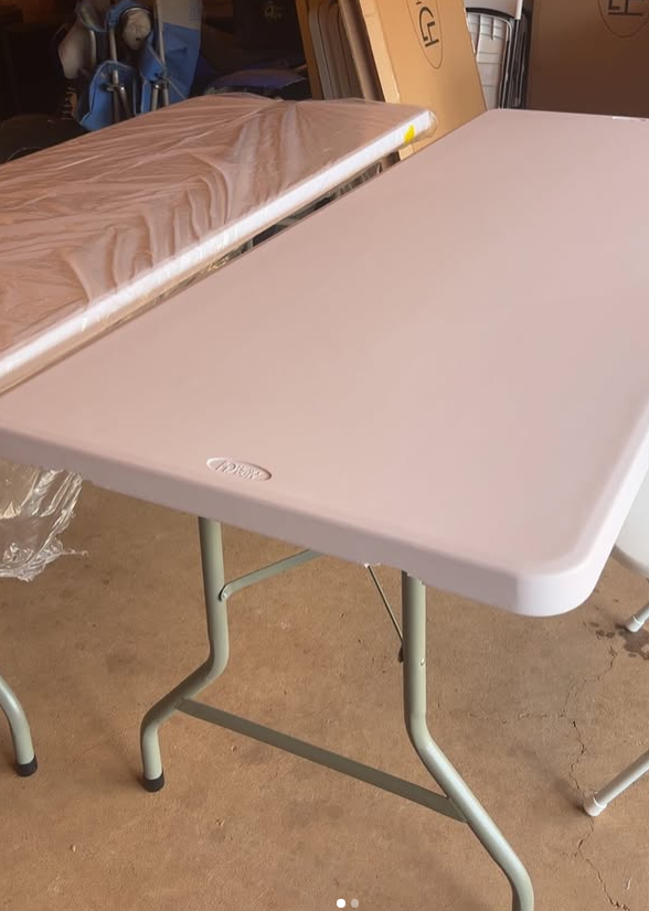 6FT Tables — Brand new, sturdy & clean